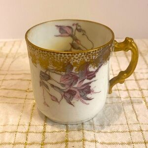 Vintage Limoges Demi Tasse Cup Floral